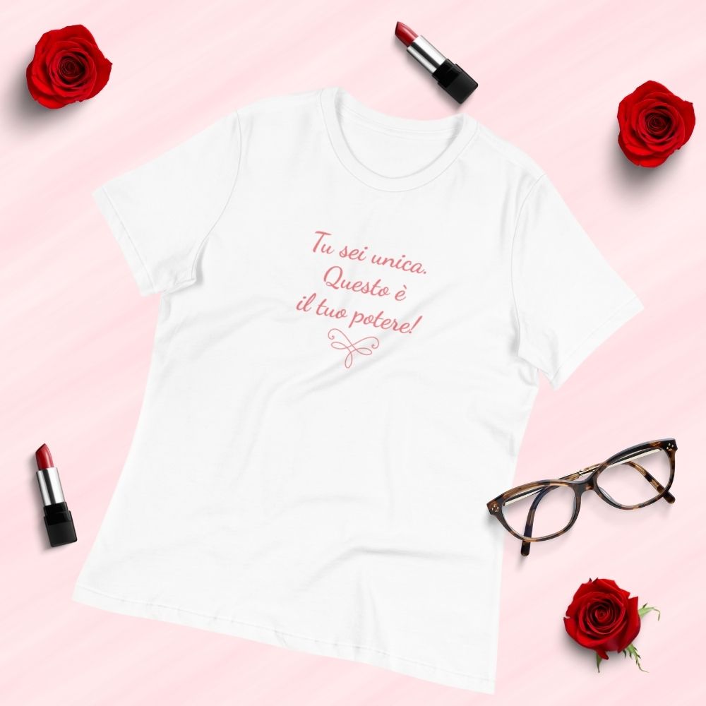 Be Confidence White "You are Unique" T-Shirt