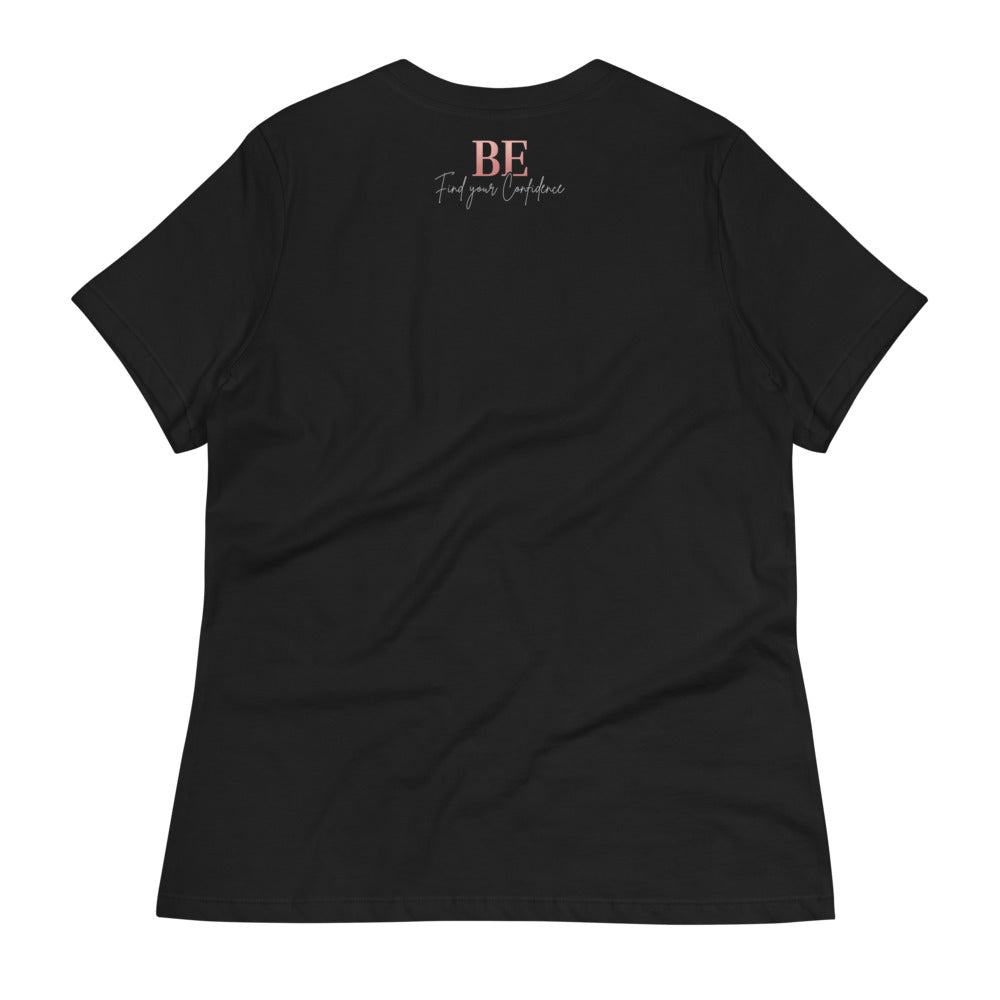 Be Confidence Black "Tu sei Unica" T-Shirt