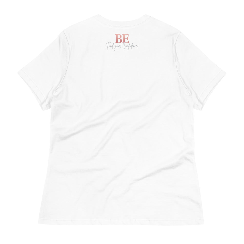 Be Confidence T-Shirt Bianca "Tu sei Unica"
